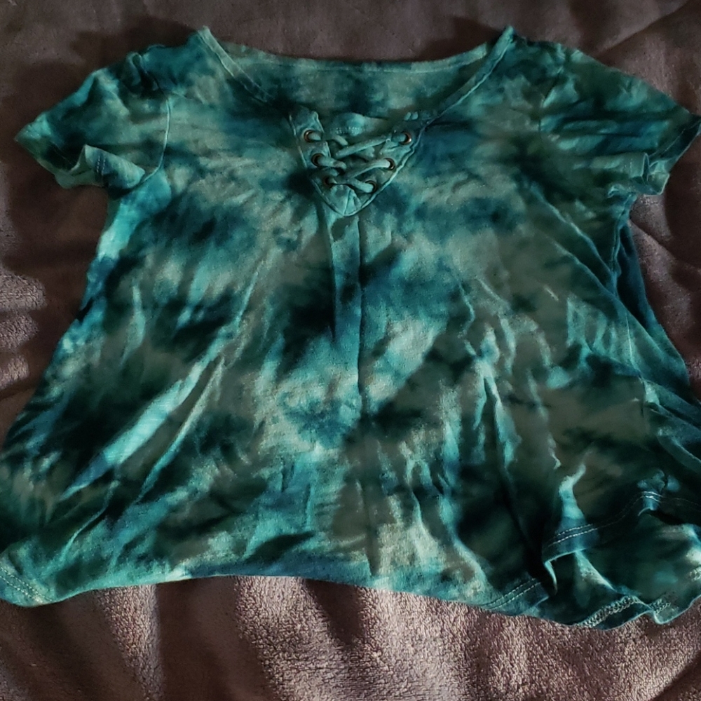 Aqua shirt